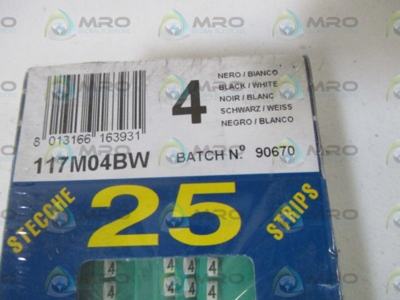 LOT OF 2 GRAFOPLAST 117M04BW NSMP