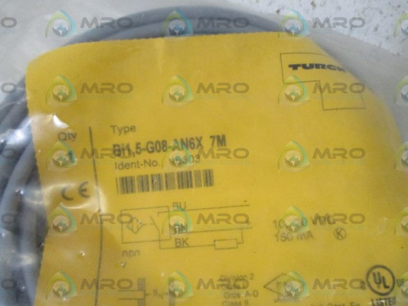 TURCK BI1,5-G08-AN6X 7M NSMP