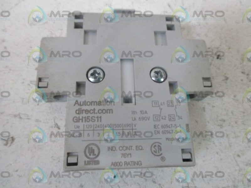 AUTOMATION DIRECT GH15S11 UNMP