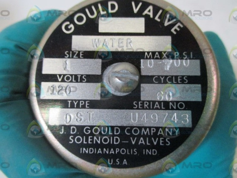 J.D. GOULD COMPANY TYPE D.S.T.  NSNP