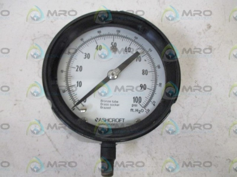 ASHCROFT 451279AS02L100# 0-100 PSI  NSMP