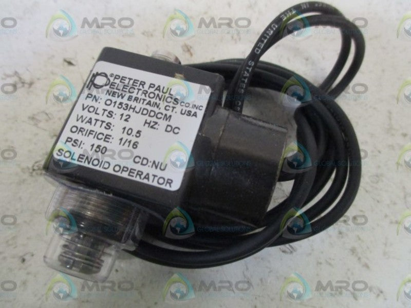 PETER PAUL O153HJDDCM 12V NSMP