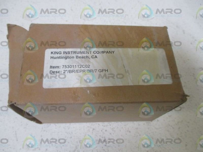 KING INSTRUMENT 75301112C02 NSMP