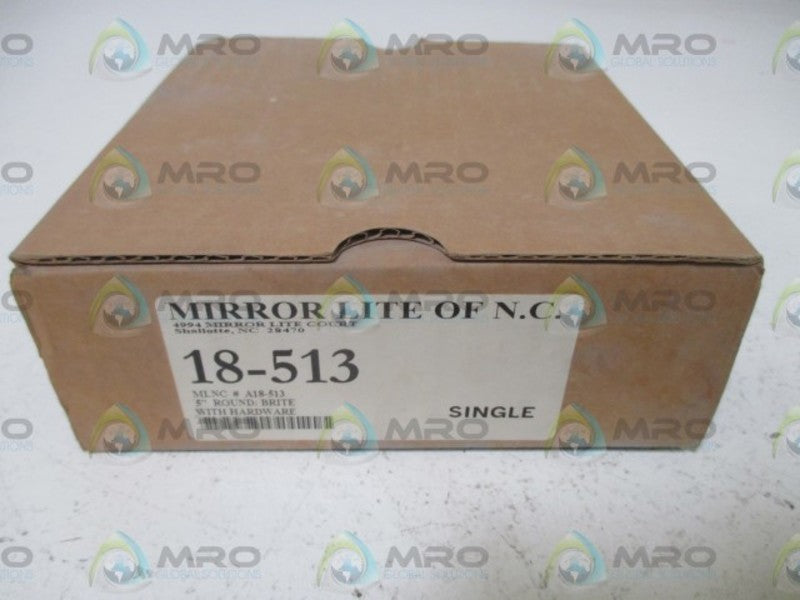 MIRROR LITE 18-513 5" ROUND:BRITE W/HARDWARE  NSMP