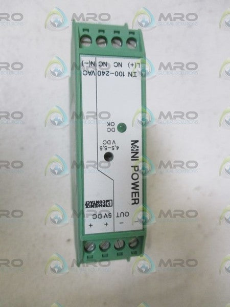 PHOENIX CONTACT MINI-PS-100-240AC/5DC/3 NSNP