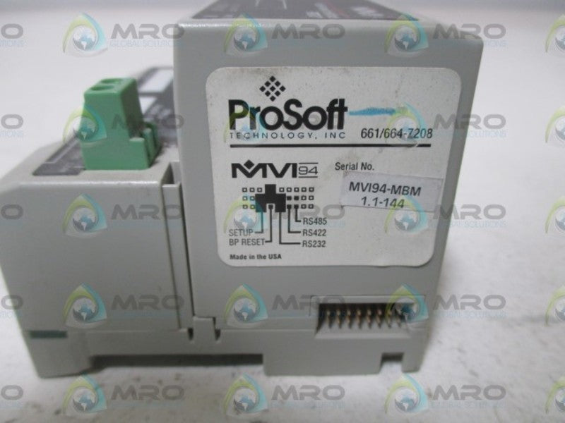 PROSOFT MVI94-MBM INTERFACE MODULE  UNMP