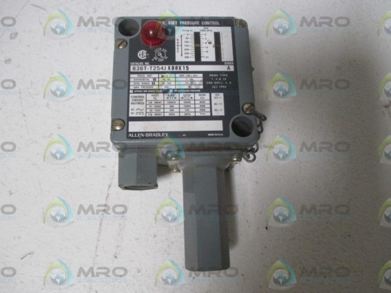 INDUSTRIAL SPARE PART 836T-T254JX88X15 SER. A UNMP