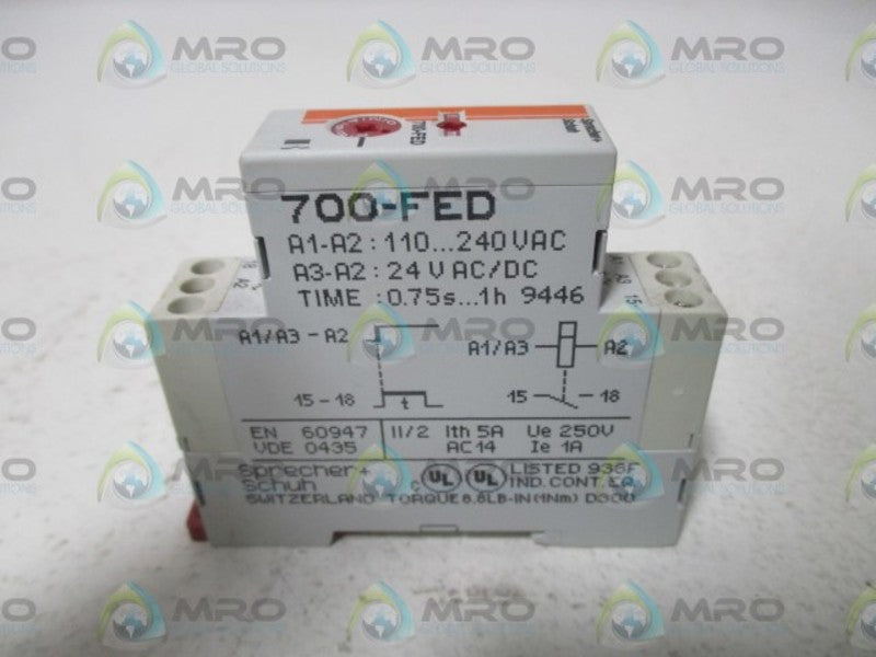 SPRECHER+SCHUH 700-FED CIRCUIT BREAKER  NSMP