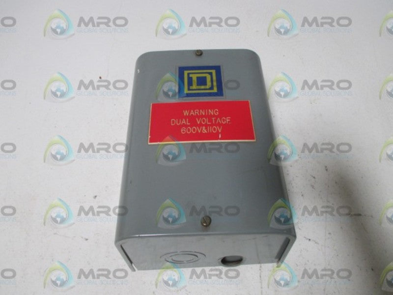 SQUARE D 8501-HGG20 SER. D UNMP