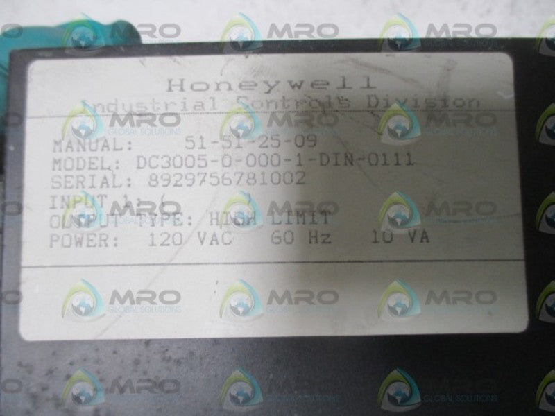 HONEYWELL DC3005-0-000-1-DIN-0111 UNMP