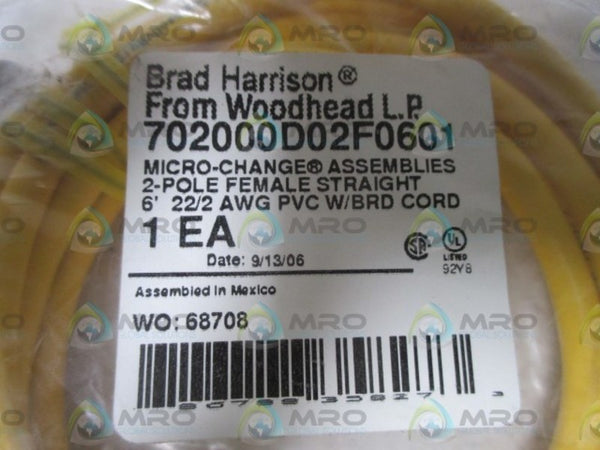 BRAD HARRISON 702000D02F0601 CABLE  NSNP IN A BAG