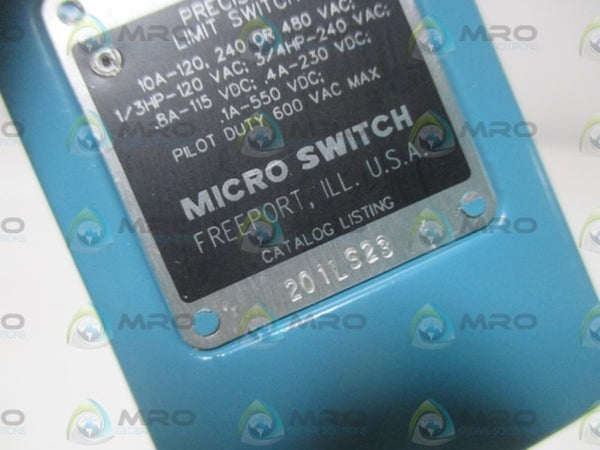 MICRO SWITCH 201LS23 LIMIT SWITCH  NSNP OUT OF A  BOX