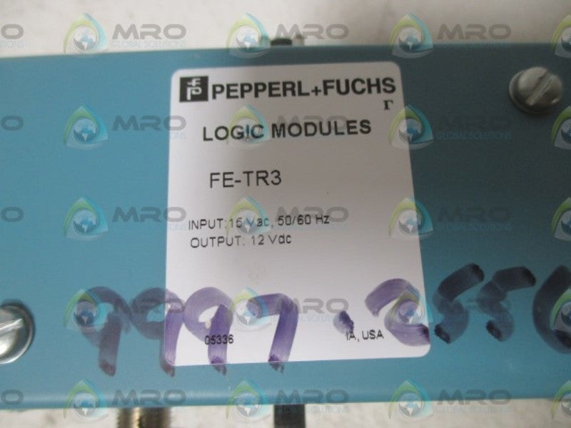 PEPPERL+FUCHS FE-TR3 LOGIC MODULE  NSNP
