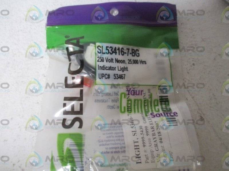 LOT OF 15 SELECTRA SL53416-7-BG NSMP