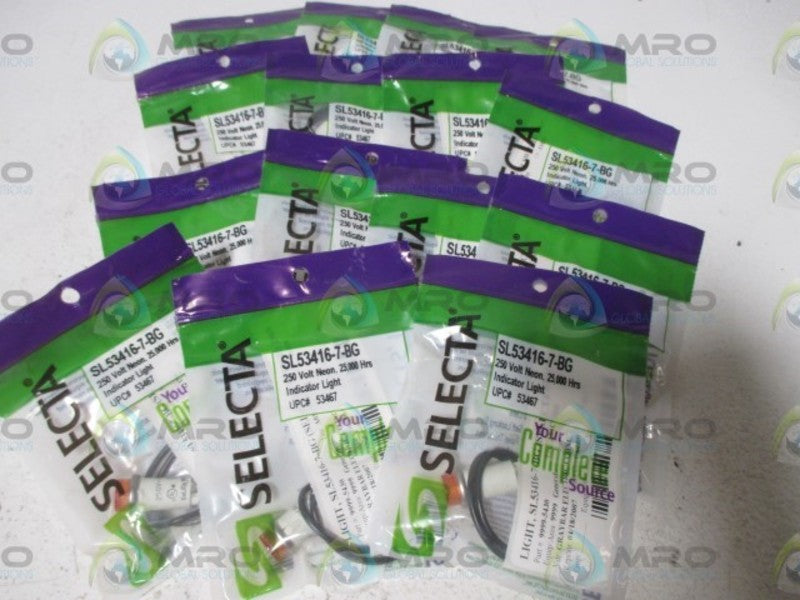 LOT OF 15 SELECTRA SL53416-7-BG NSMP