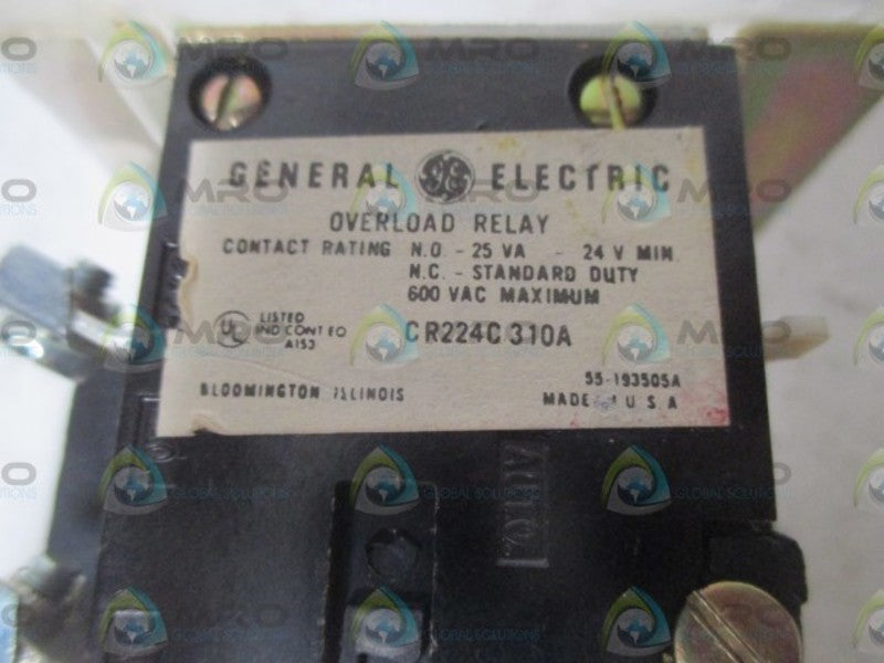 GENERAL ELECTRIC CR224C 310A  UNMP