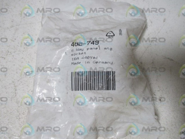 482-749 6-WAY PANEL SOCKET  NSMP
