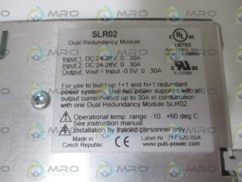 PULS SLR02 UNMP