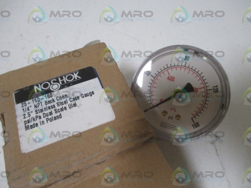 NOSHOK 25-110-160 0-160PSI  NSMP