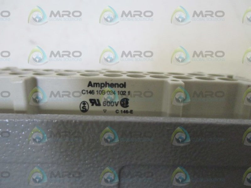 AMPHENOL C146 10B 024 102 1  UNMP