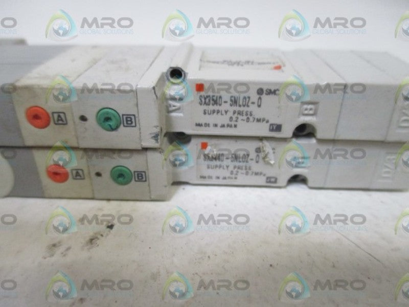 LOT OF 2 SMC SX3540-5NL0Z-Q UNMP