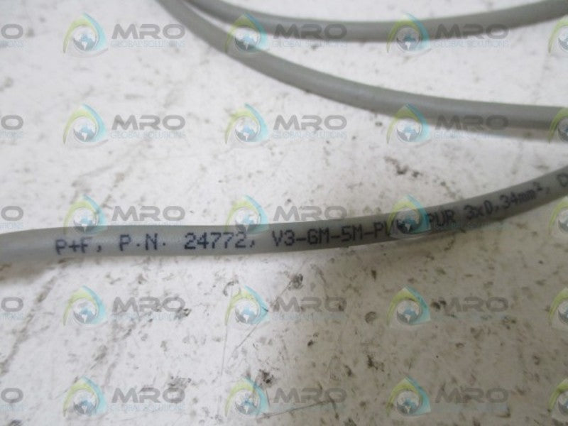 PEPPERL+FUCHS V3-GM-5M-PUR (24772) CABLE UNMP