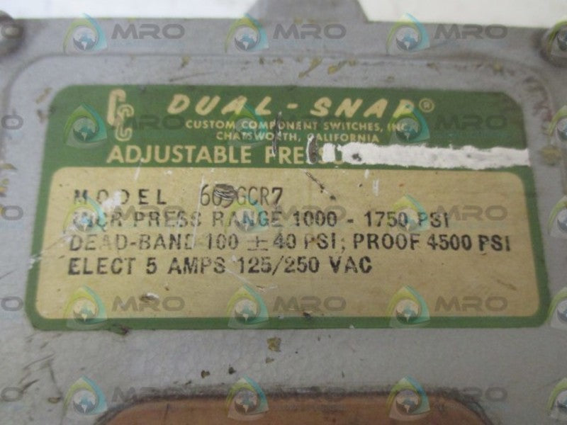 DUAL-SNAP 605GC7  UNMP