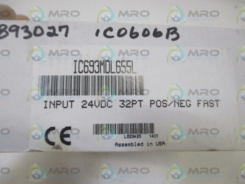 GENERAL ELECTRIC IC693MDL655L 24VDC NSFS