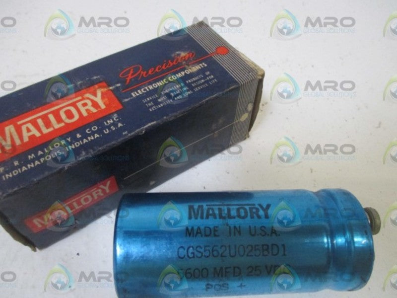 MALLORY CGS562U025BD1 CAPACITOR  NSMP