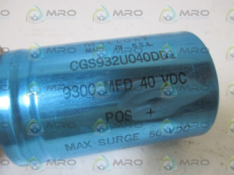 MALLORY CGS932U040DD1 CAPACITOR  NSNP
