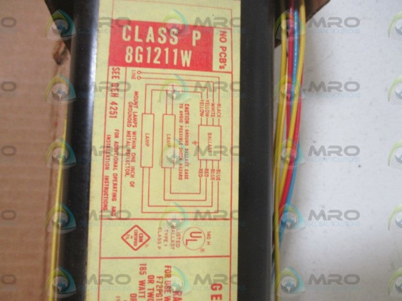 GENERAL ELECTRIC 8G1211W NSMP