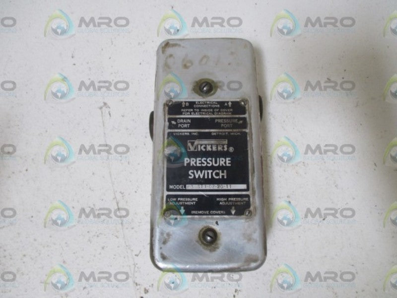 VICKERS F3 ST1-02-20-11 UNMP