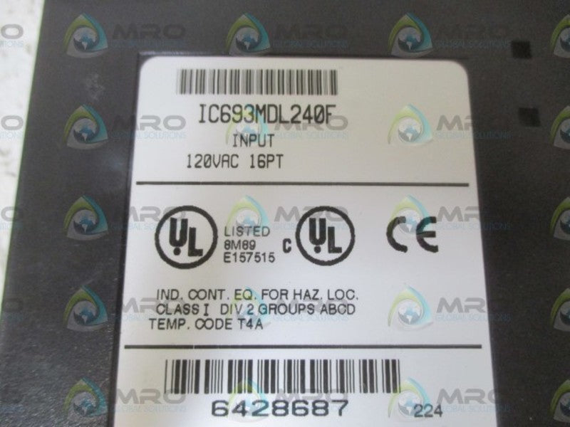 GE FANUC IC693MDL240F UNMP