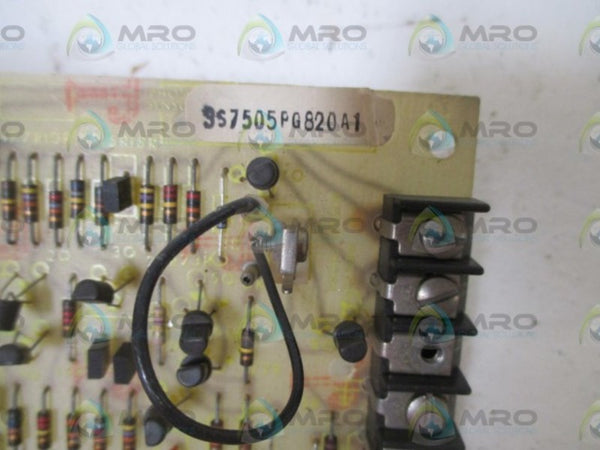 NOS 3S7505PG820A1 PHOTOELECTRIC CONTROL BOARD  UNMP