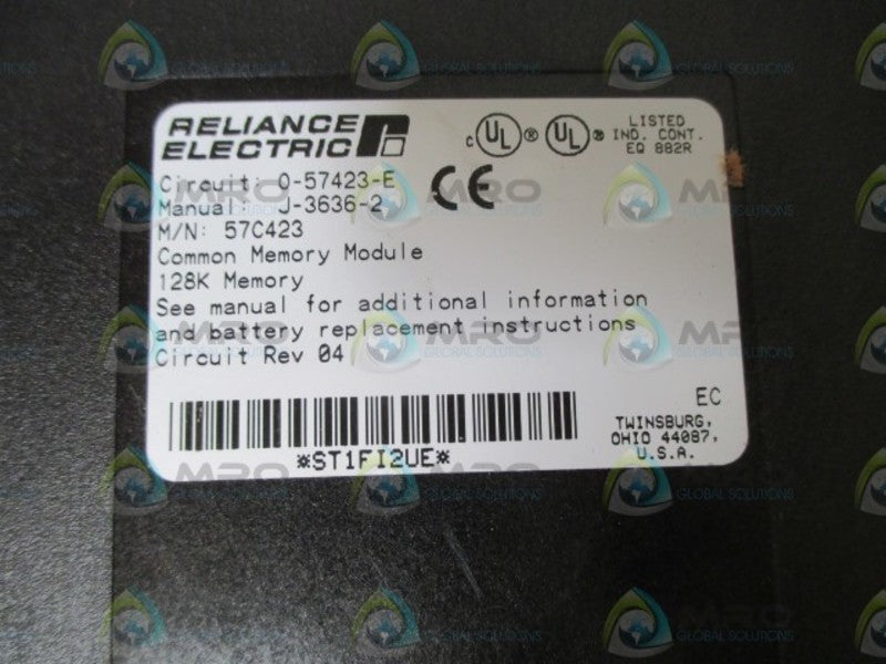 RELIANCE ELECTRIC 57C423 NSNP
