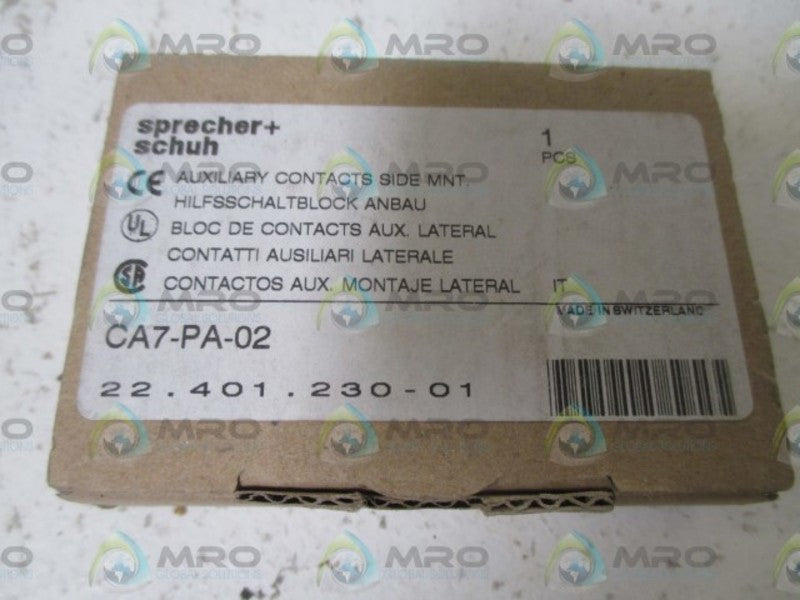 SPRECHER+SCHUH CA7-PA-02 NSMP