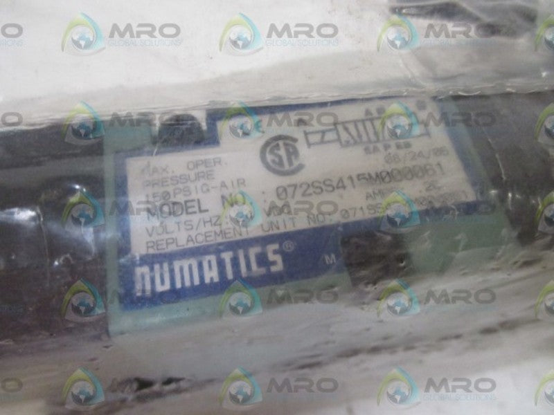 NUMATICS 072SS415M000061 NSMP'