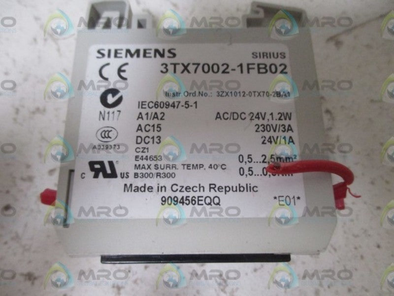 SIEMENS 3TX7002-1FB02 UNMP