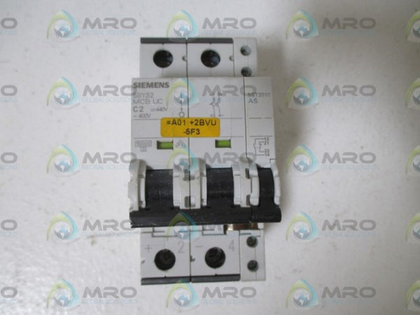SIEMENS 5SY5202-7 W/ 5ST3010 CIRCUIT BREAKER  UNMP