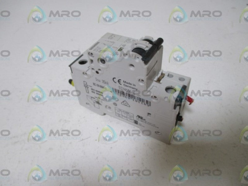 SIEMENS 5SY4106-6 W/ 5ST3010 CIRCUIT BREAKER  UNMP