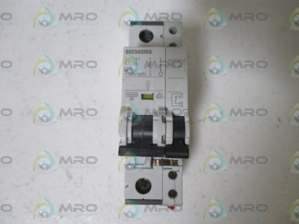 SIEMENS 5SY4106-6 W/ 5ST3010 CIRCUIT BREAKER  UNMP