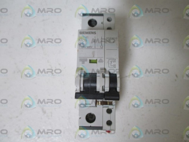 SIEMENS 5SY4106-6 W/ 5ST3010 CIRCUIT BREAKER  UNMP