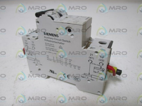 SIEMENS 5SY4106-6 W/ 5ST3010 CIRCUIT BREAKER  UNMP