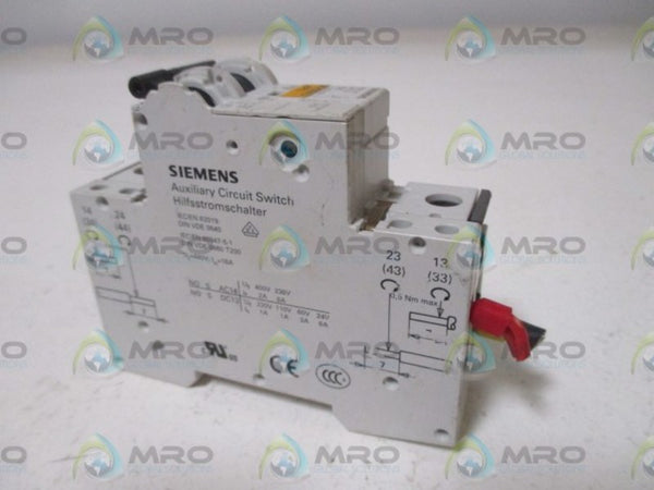 SIEMENS 5SY4106-7 W/ 5ST3010 CIRCUIT BREAKER  UNMP