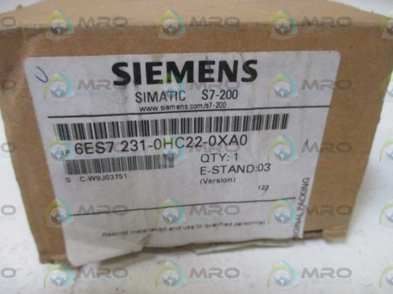 SIEMENS 6ES7 213-0HC22-0XA0 UNMP