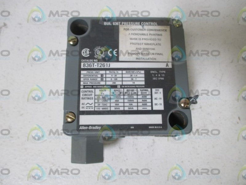 INDUSTRIAL SPARE PART 836T-T261J SER. A UNMP