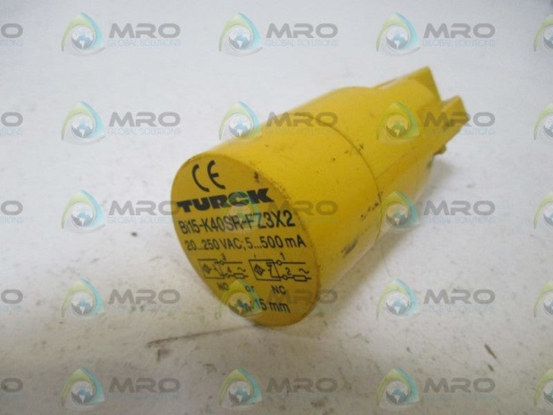 TURCK BI15-K40SR-FZ3X2 UNMP