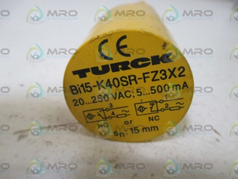 TURCK BI15-K40SR-FZ3X2 UNMP