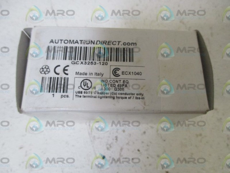AUTOMATION DIRECT GCX3253-120 NSMP