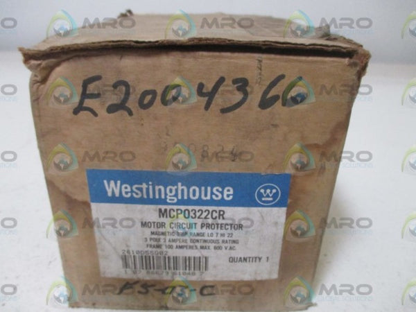 WESTINGHOUSE MCP0322CR CIRCUIT BREAKER 3A  NSMP
